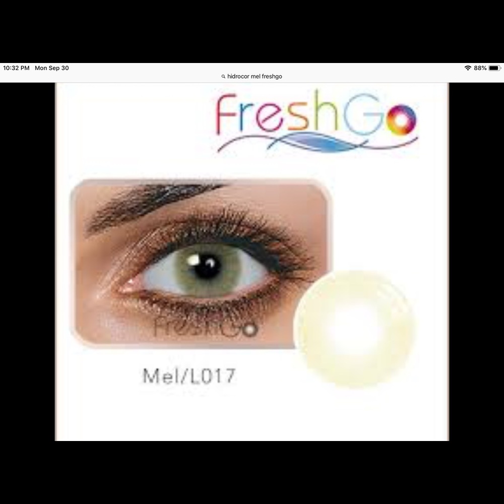 Hidrocor color lenses-12 month use-color Mel